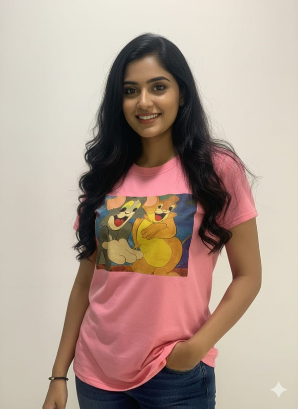 Hand Drawing Mickey Mouse print