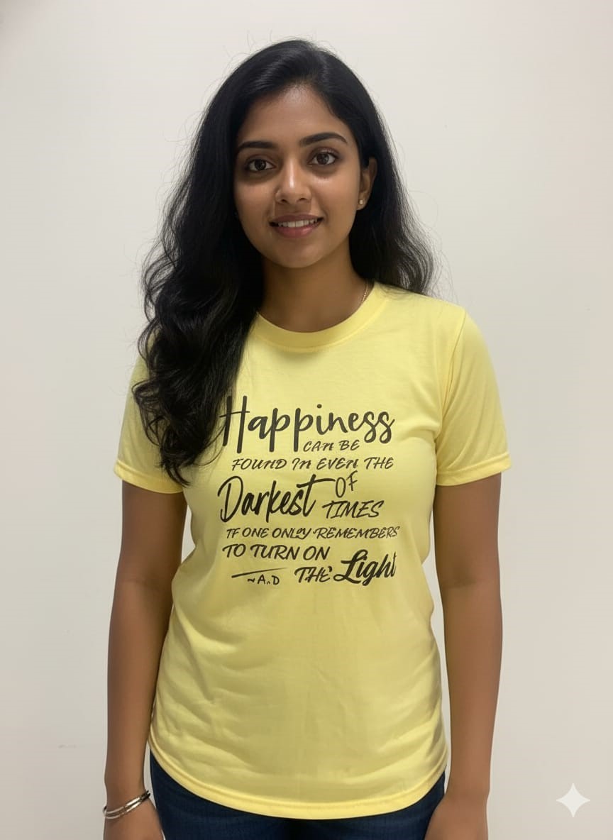 Happiness print Regular fit
